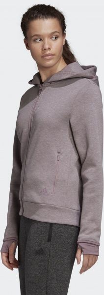 Джемпер Adidas W VER FZ HD FL4211 р. L фіолетовий