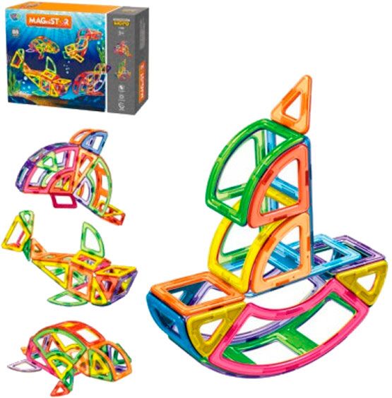 Конструктор Limo Toy магнітний морські мешканці LT2001