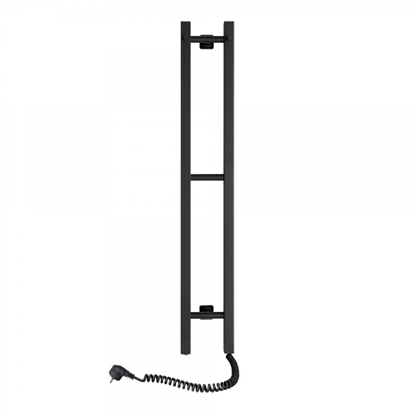 Рушникосушарка електрична NAVIN Силует Квадро 160х1000 права чорний муар (12-217050-0110)