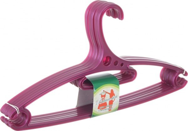 Набор вешалок Прайд цветные в ассортименте 44 см 5 шт. 