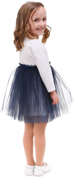 Сукня Sasha 4747 р.122 молочний/синій 