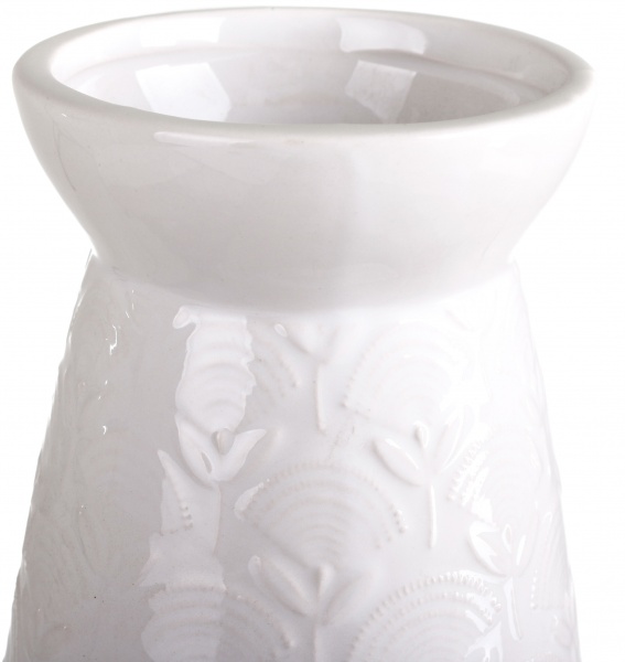 Ваза керамическая Lotus DLP20241A-1 28 см белая 