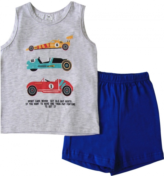 Піжама для хлопчиків Smil р.98 світло-сірий 104514 