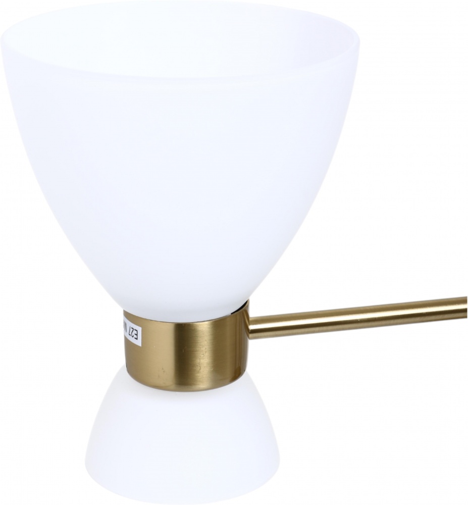 Люстра потолочная Sensio Gavr 3x40 Вт E27 белый с золотистым LS-07304/3WG-E2740W