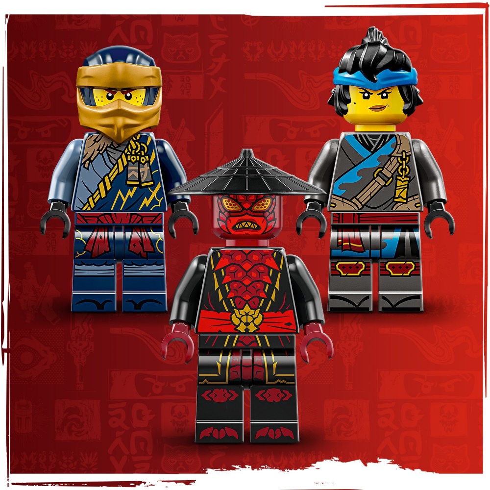 Конструктор LEGO NINJAGO Разбойник против Дрикса: Дуэль гонки 71840