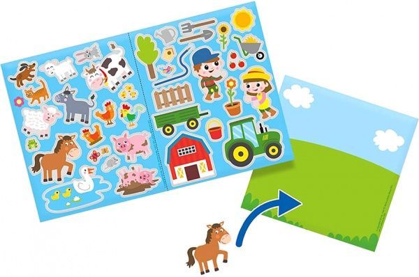 Набор наклеек SES на окна Веселая ферма 14271S