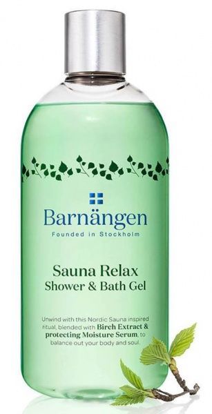 Гель для душа Barnangen Sauna Relax с экстрактом березы для жирной и комбинированой кожи 400 мл