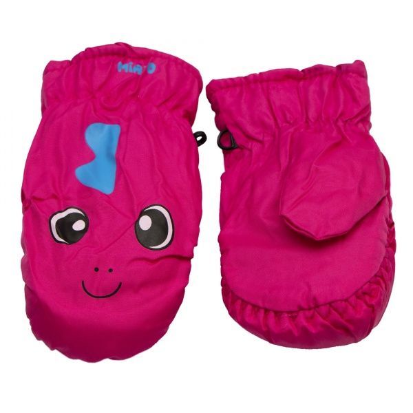 Варежки детские лыжные 18 см розовый 517182 