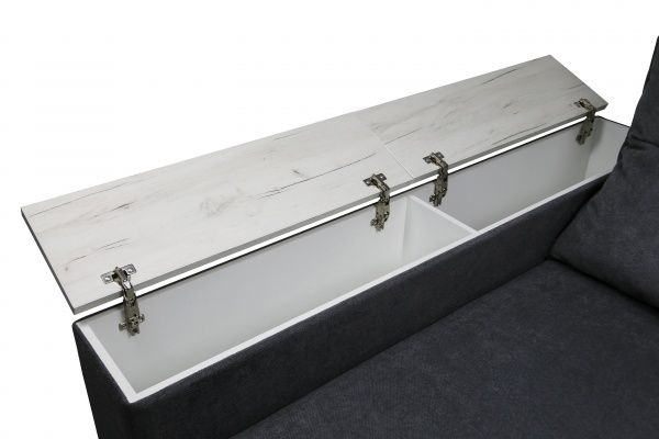 Диван угловой VECTOR EP-GRT UD темно-серый левый 2610x1720x870 мм