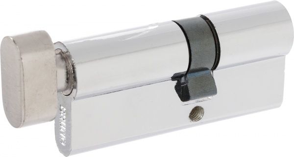 Цилиндр Bruno 40x30 ключ-вороток 70 мм хром