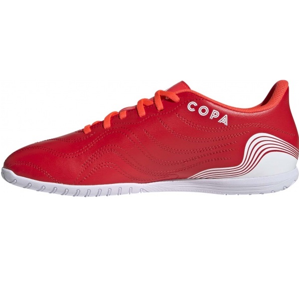 Футзальне взуття Adidas COPA SENSE.4 IN FY6181 р.UK 9 червоно-білий
