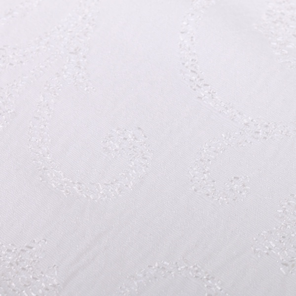 Скатерть с гипюром KDK d160 кремовый Karna 