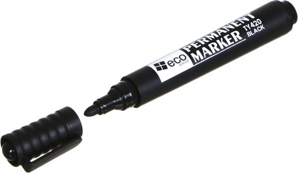 Маркер перманентный EGO EAGLE 1.5 мм TY420-BLACK черный 