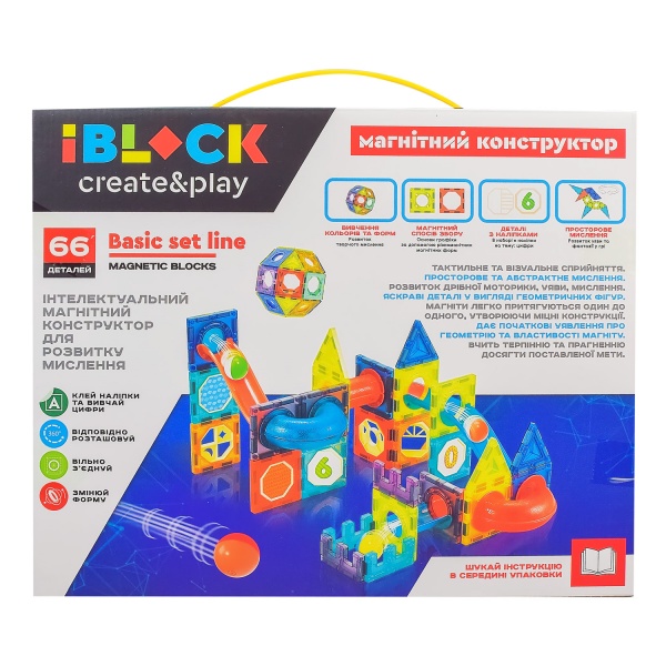 Конструктор магнитный Iblock PL-921-251