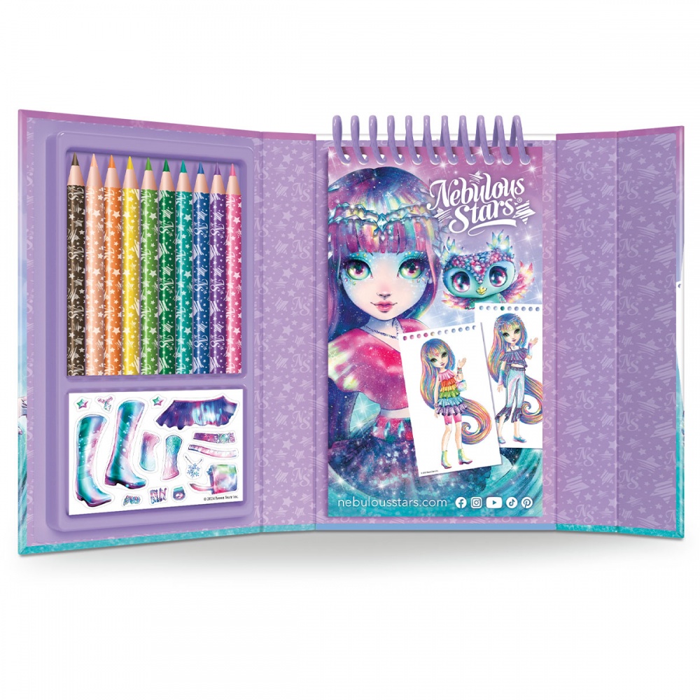 Набор для творчества Nebulous Stars Скетчбук дизайнера: Айседора, возьми в дорогу 11450