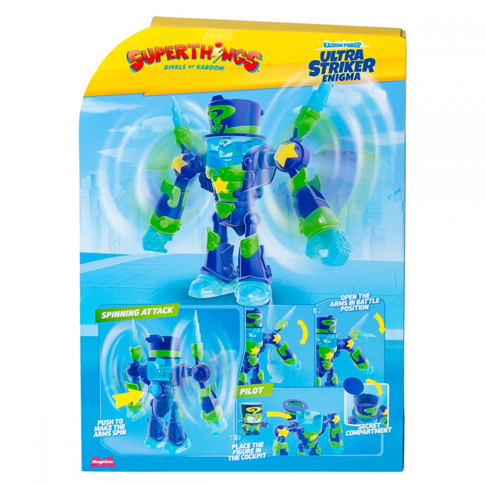 Фігурка анімаційного персонажа SuperThings Kazoom Power Ультрастрайкер Енігма PSTSP116IN240