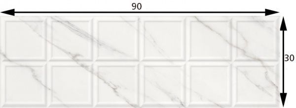 Плитка Cifre Relieve Bari Ducale 30x90 