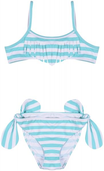 Купальник для девочек Bibo 8004 р.128 бирюзовый 