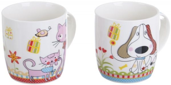 Чашка Friend Cat 370 мл фарфор Fiora