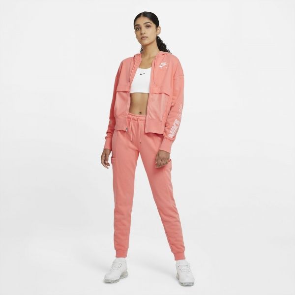 Джемпер Nike NSW AIR FZ TOP FLC CZ8618-693 р. 2XL розовый