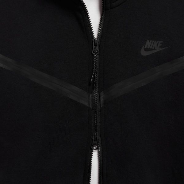 Джемпер Nike M NSW TCH FLC HOODIE FZ WR CU4489-010 р. S чорний