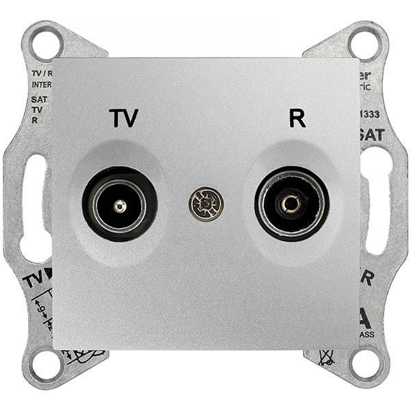 Розетка Sedna SDN3301860 алюміній