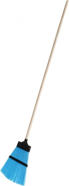 Метла усиленная  Евро с деревянным черенком