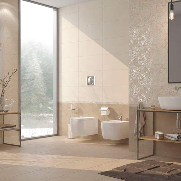 Плитка Golden Tile Swedish Wallpapers темно-бежевий 73Н830 40x40 