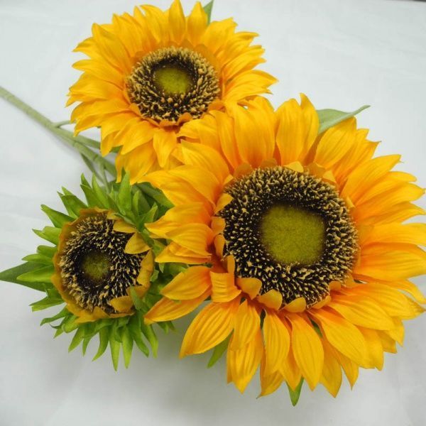 Рослина штучна Сонях світло-помаранчевий 28125F