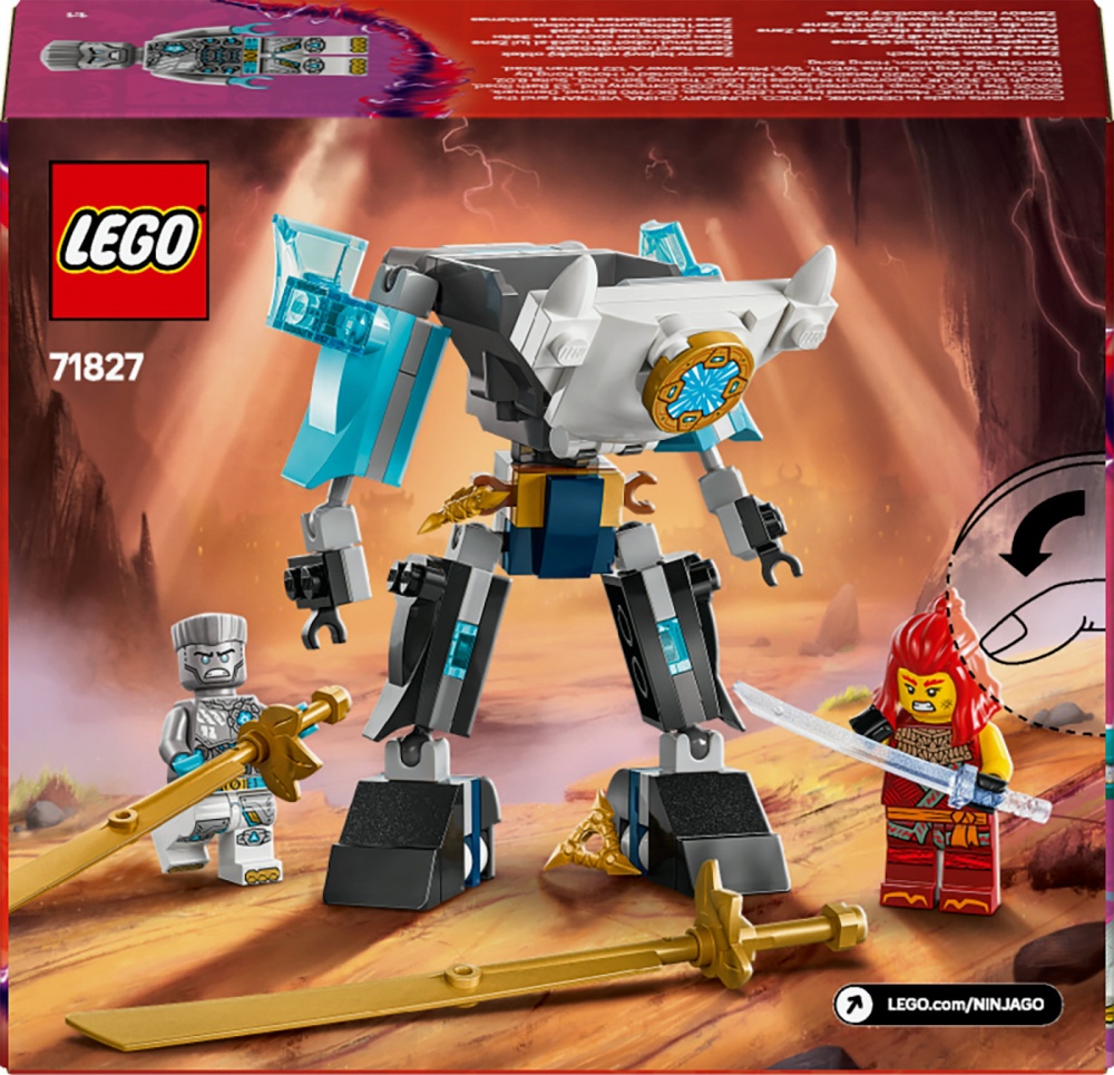 Конструктор LEGO NINJAGO Боевой костюм-робот Зейна 71827