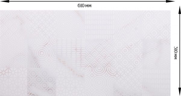 Плитка Allore Group Calacatta Inserto White W\DEC M NR Glossy 31x61 