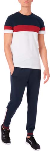 Футболка Energetics Striggy II ux 407330-900516 S синий