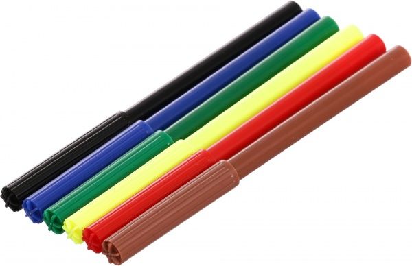 Фломастеры 6 шт. 52708-TK Тікі