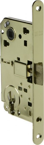 Дверной замок межкомнатный Art Door Mediana полированная латунь