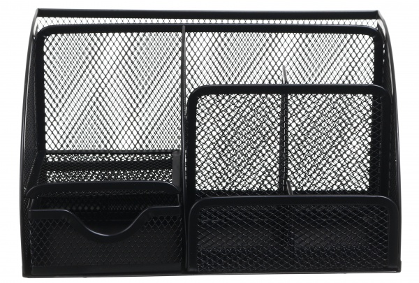 Органайзер настільний метал 21.8х13.8х12.5 см чорний Nota Bene