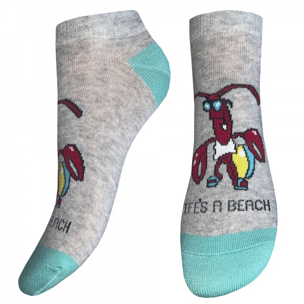 Шкарпетки унісекс Легка хода р. 16–18 сірий меланж 