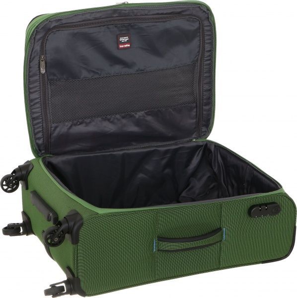 Чемодан Travelite Derby 84 на 4 колесах L 84/96 л оливковый TL084149-80 