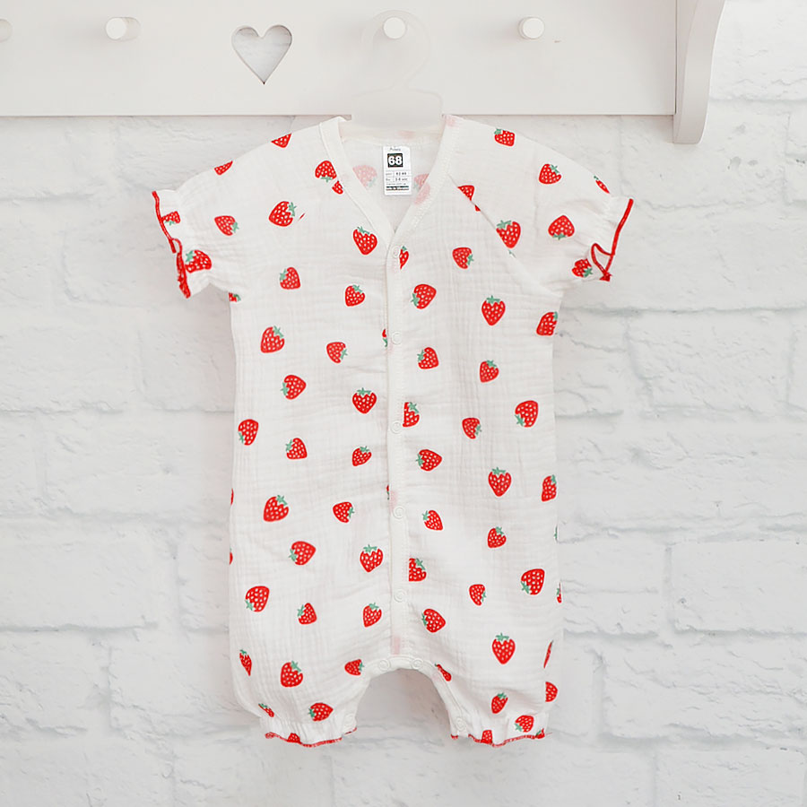 Песочник для девочки Blanka Клубника р.56-62 белый 110775