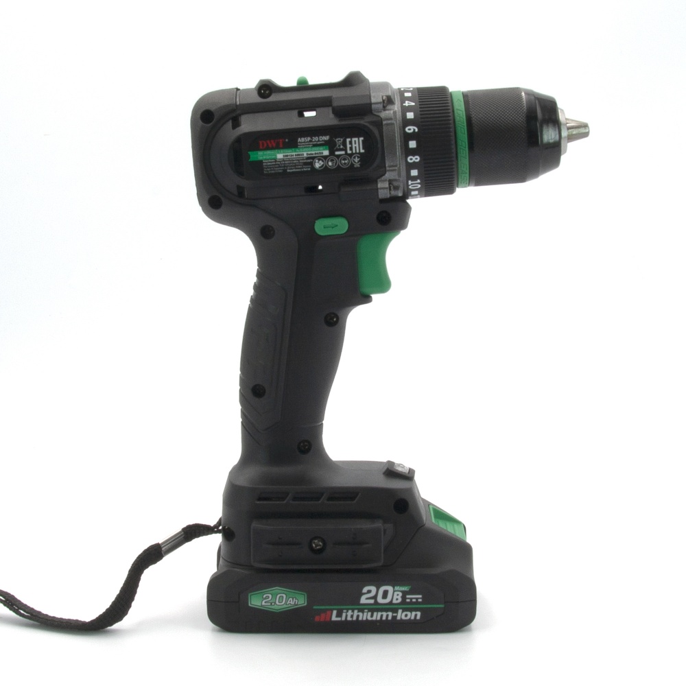 Шуруповерт аккумуляторный DWT ABSP-20 DNF-2 BMC