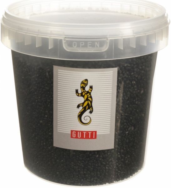 Ґрунт для акваріума GUTTI Пісок 93 чорний 1,7 кг