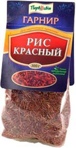Рис Первоцвіт красный 300 г 