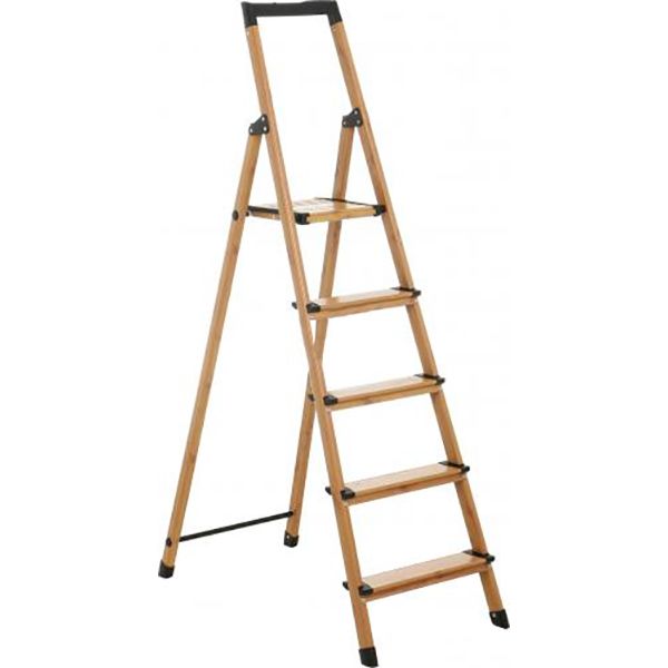 Драбина-стрем’янка Expert Tools декорована під дерево на 5 сходинок