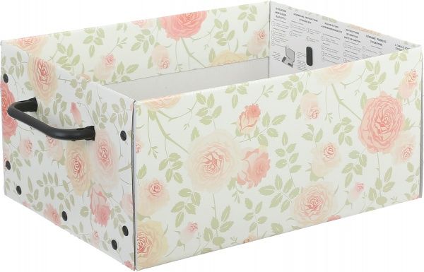 Ящик картонний Miss Space Provenzale 330x250x160 мм блакитний