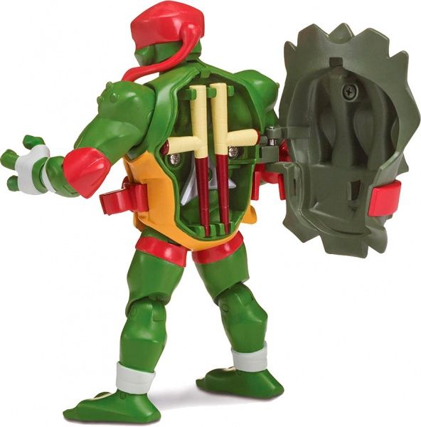 Фігурка TMNT серії «Еволюція Черепашок-Ніндзя» з бойовим панциром - РАФАЕЛЬ (12 cм) 