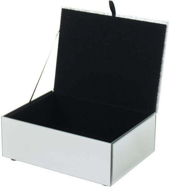 Сундучок Луч 20x6,5x15 см серебристый