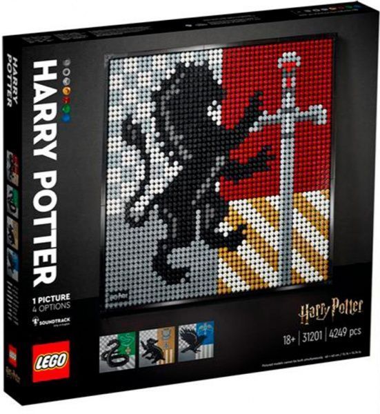 Конструктор LEGO Art Harry Potter Hogwarts Crests 31201