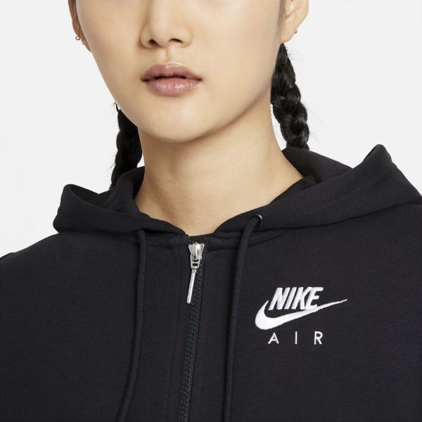 Джемпер Nike W NSW AIR FZ TOP FLC CZ8618-010 р. 2XL черный
