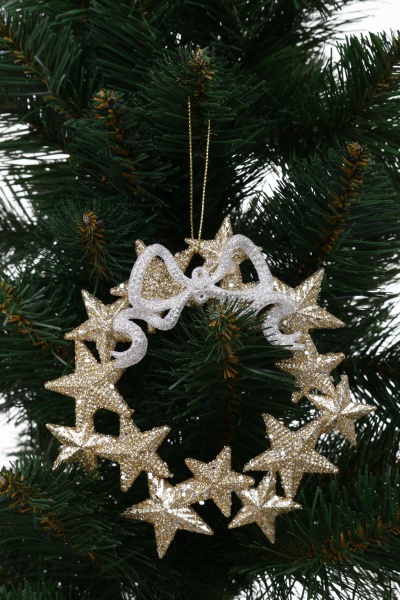 Подвеска пластиковая Global Treasure Веночек из звезд 14 см в ассортименте P2117014-B1/4