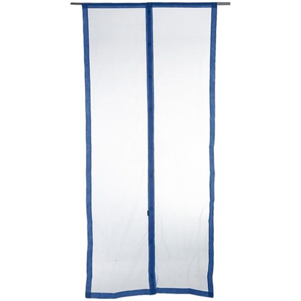 Сетка москитная на двери шторана магнитахраздвижная 1000х2200 мм синий