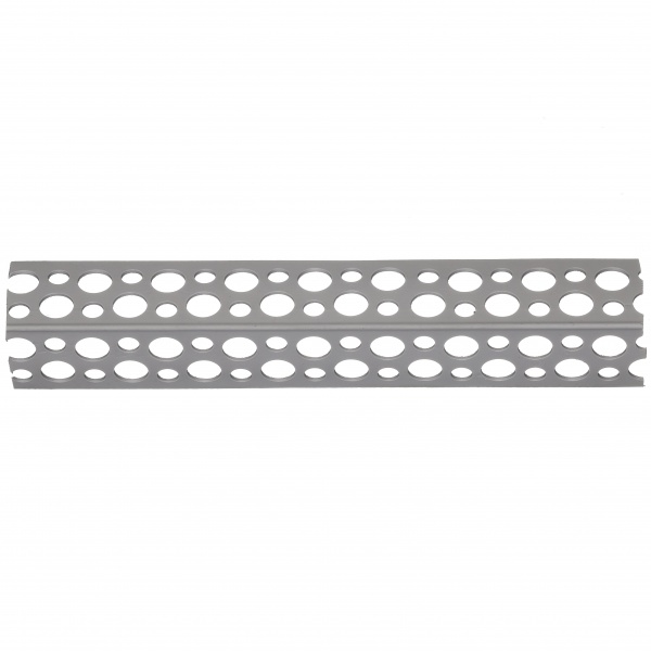 Уголок ПВХ перфорированный прямой ШТУКАТУР 23x23 мм 2,5 м 